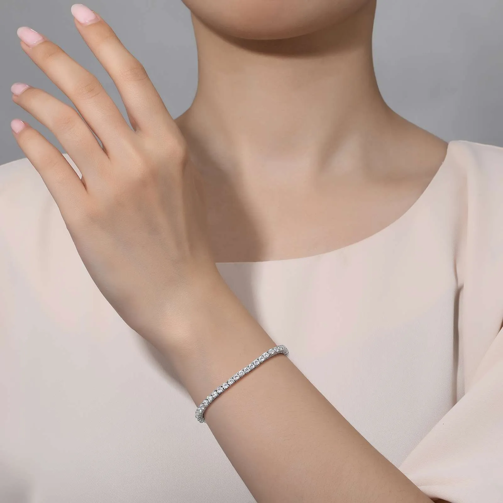 3.25 CTW Classic Tennis Bracelet B3002CLG70