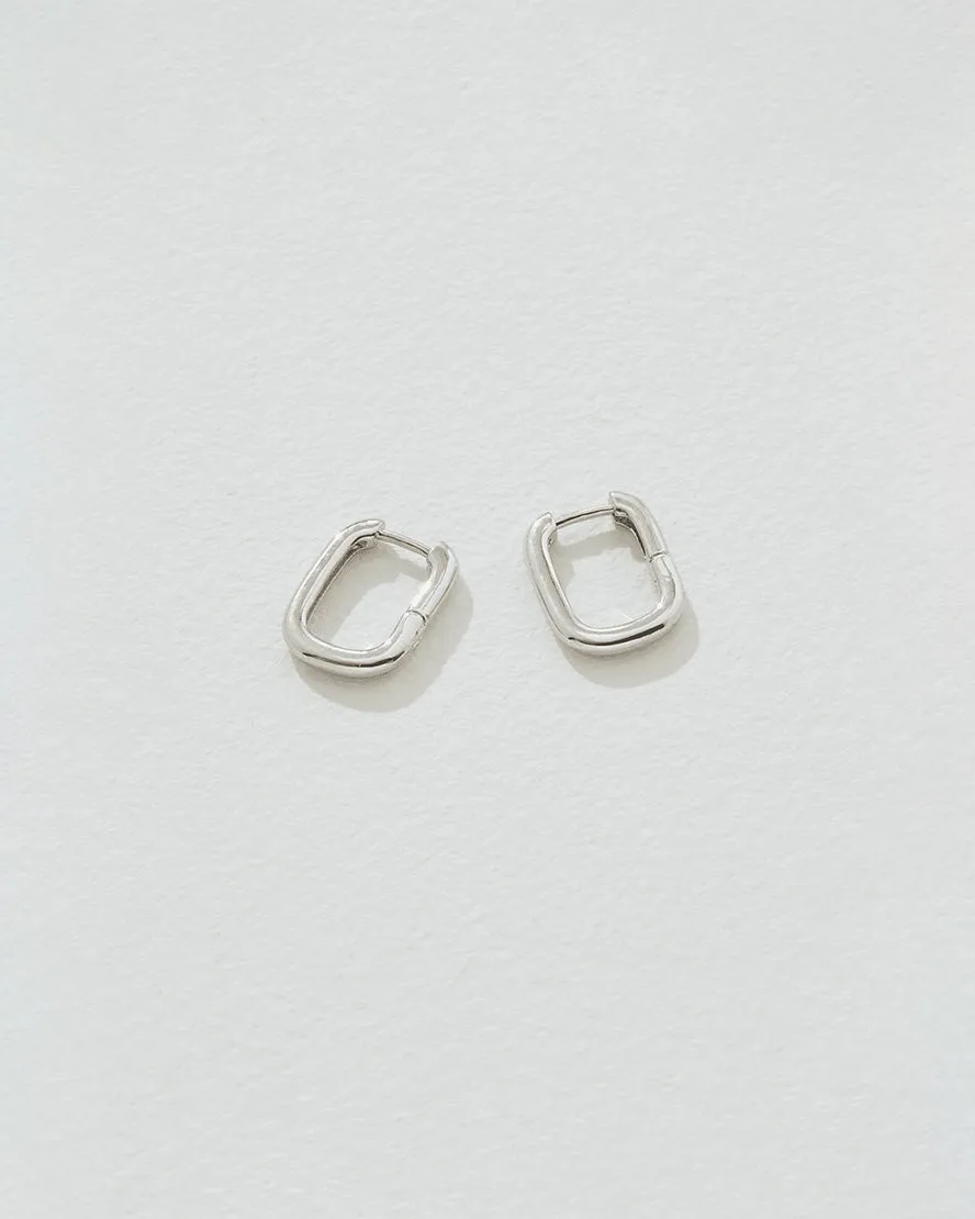 Desi Earrings Small Silver