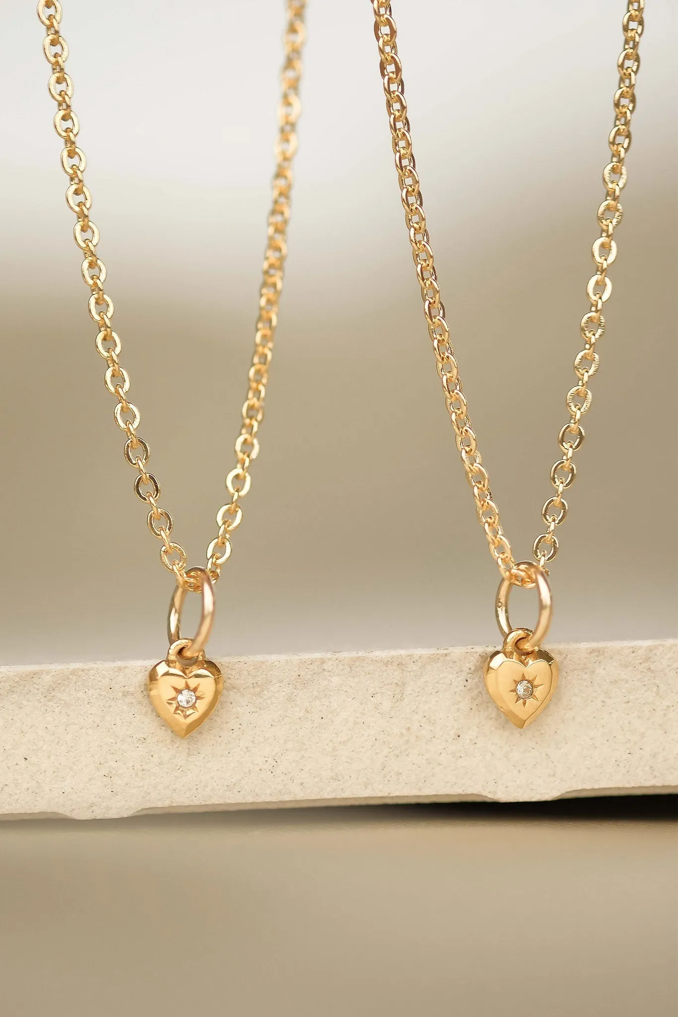Solid Gold Mini Heart Charm