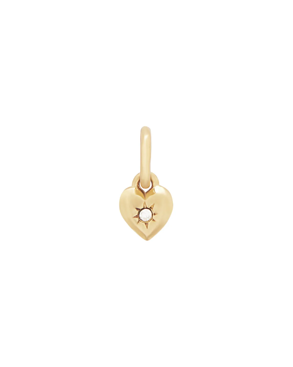 Solid Gold Mini Heart Charm