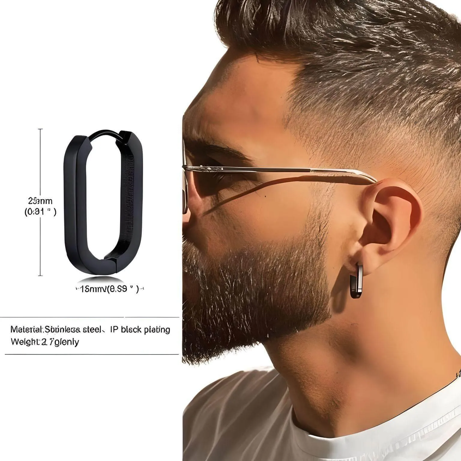 U Link Earrings For Men or Women
