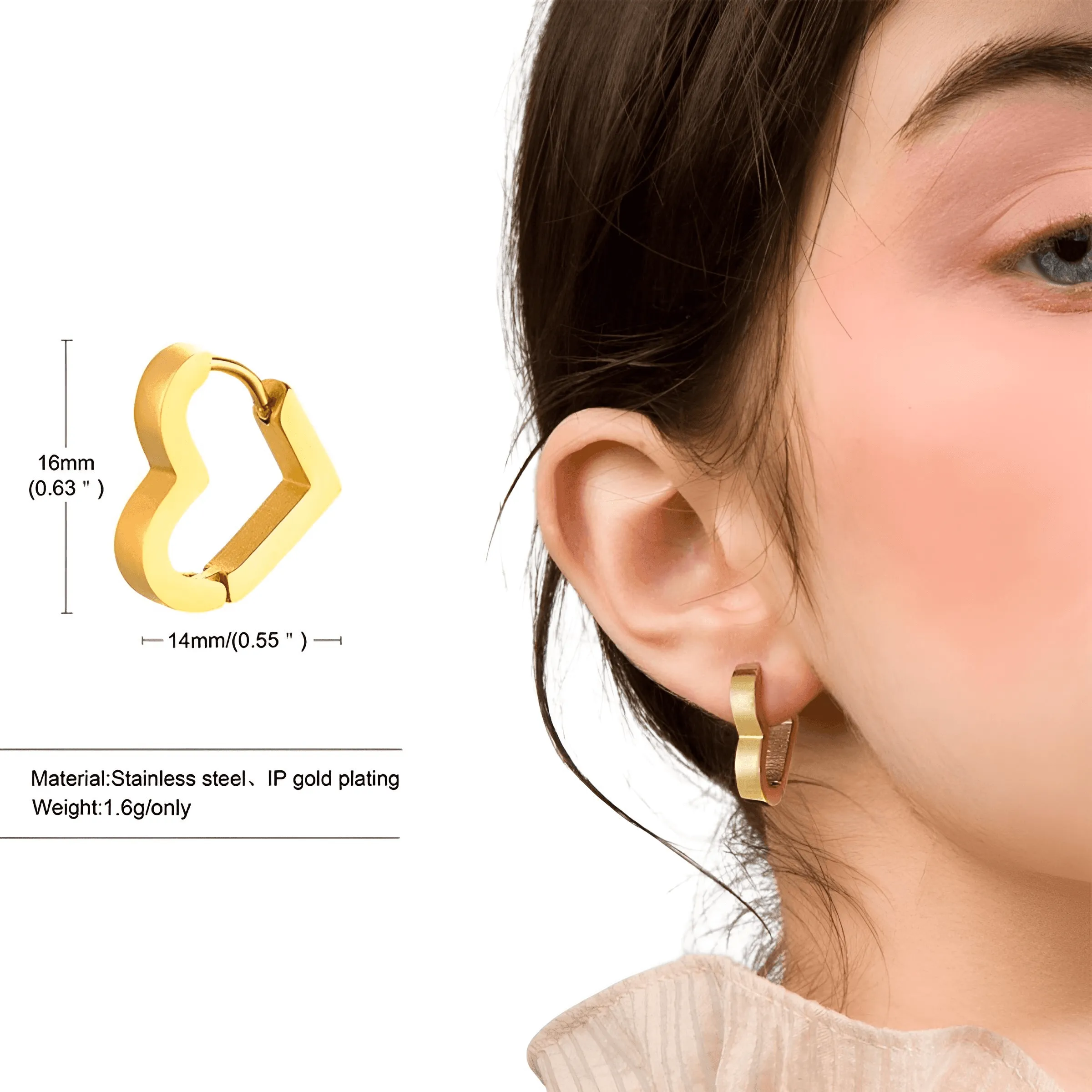 U Link Earrings For Men or Women