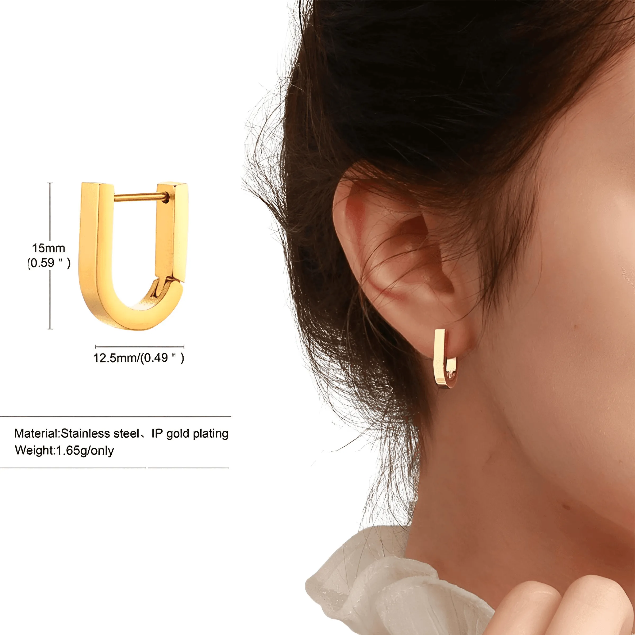 U Link Earrings For Men or Women