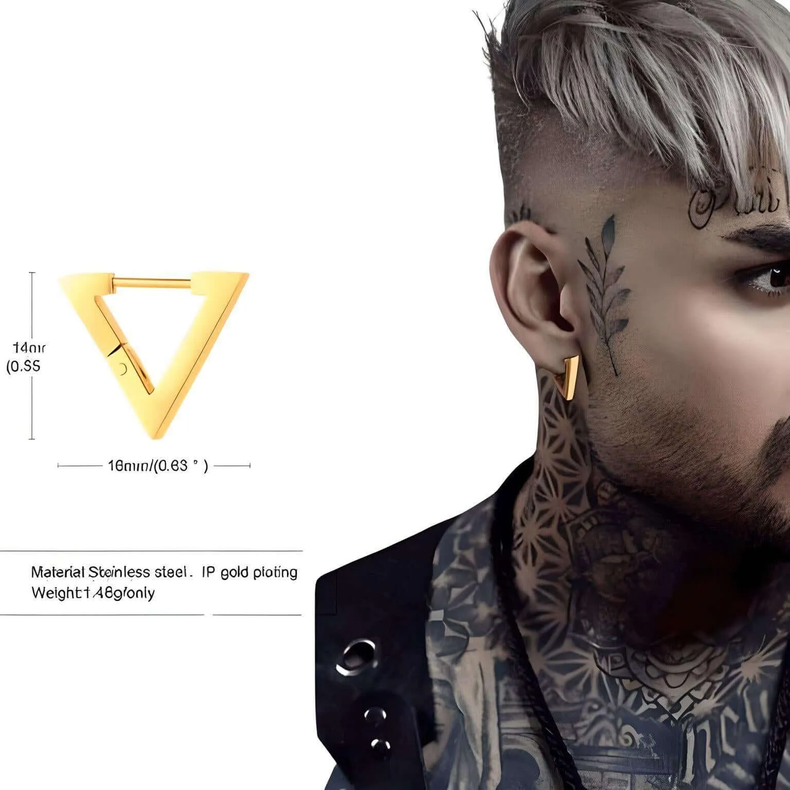 U Link Earrings For Men or Women