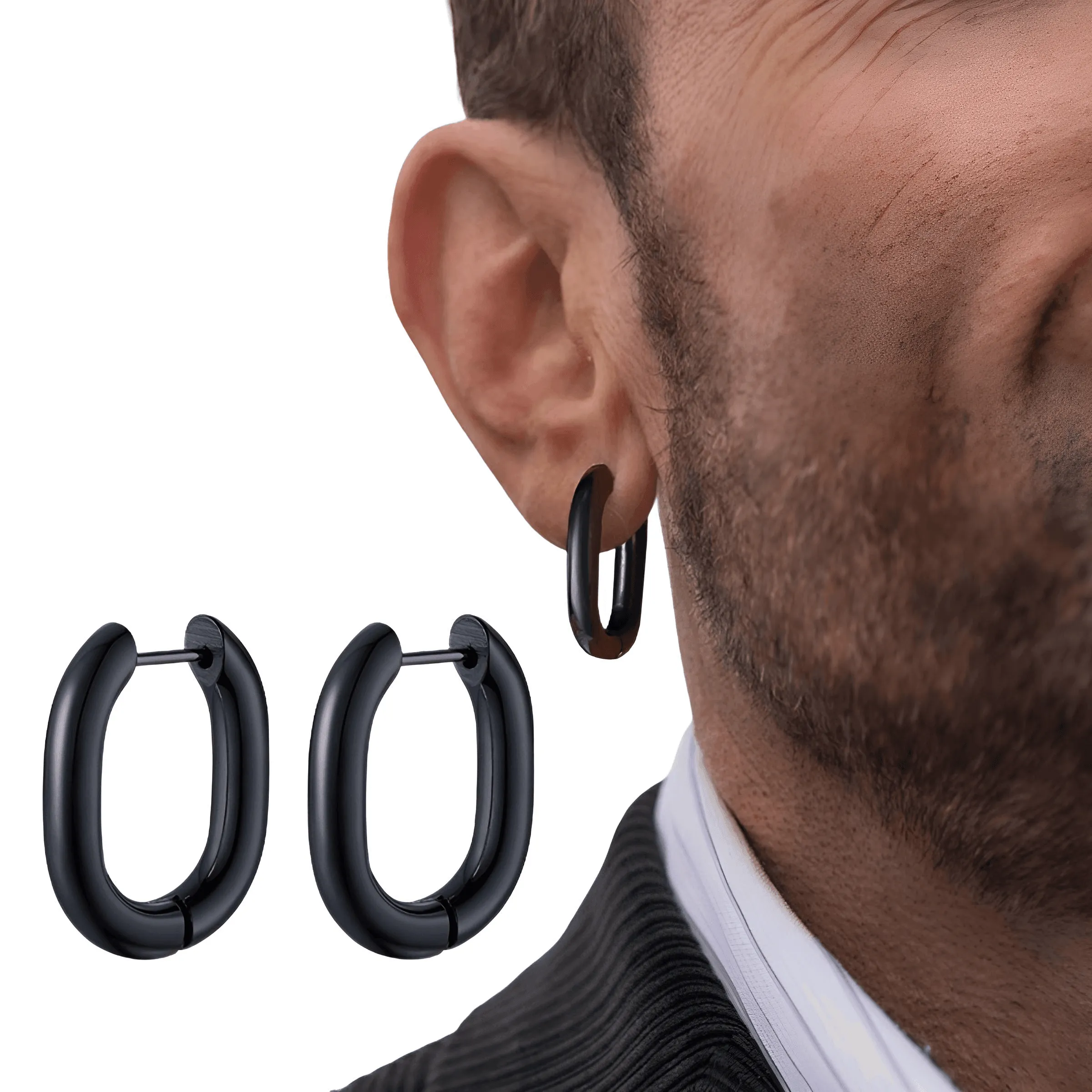 U Link Earrings For Men or Women