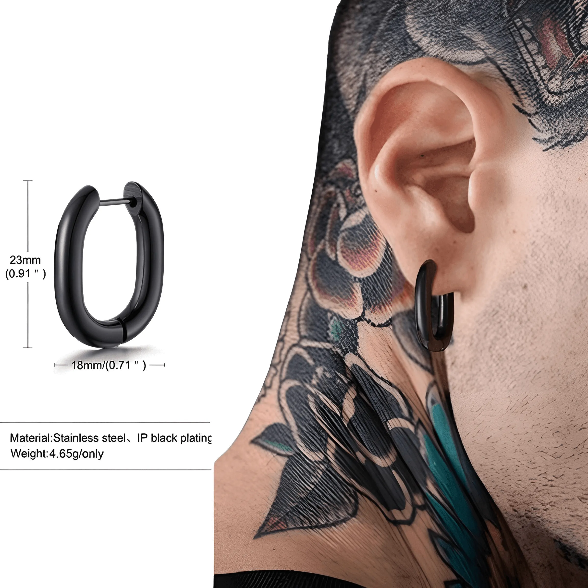 U Link Earrings For Men or Women