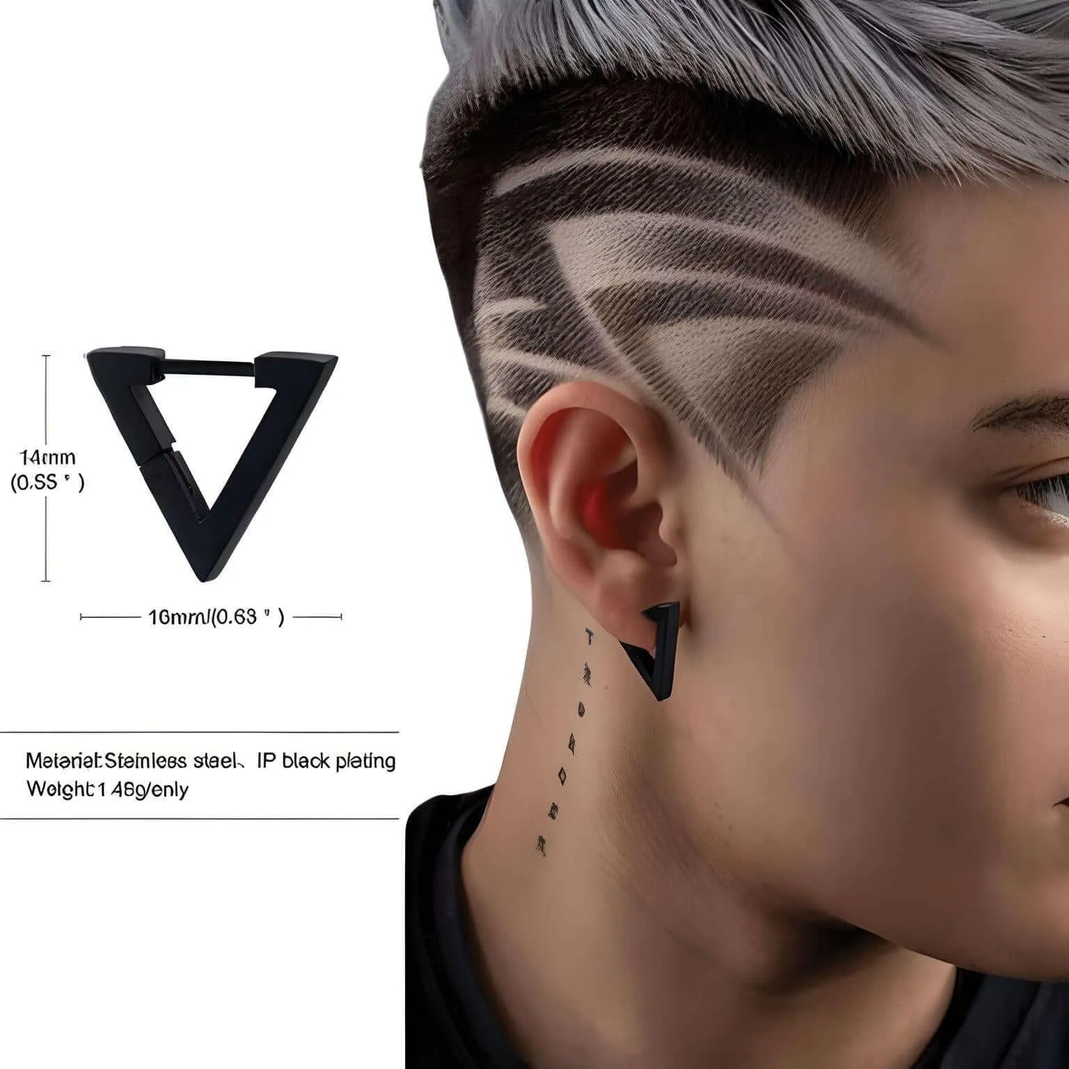 U Link Earrings For Men or Women